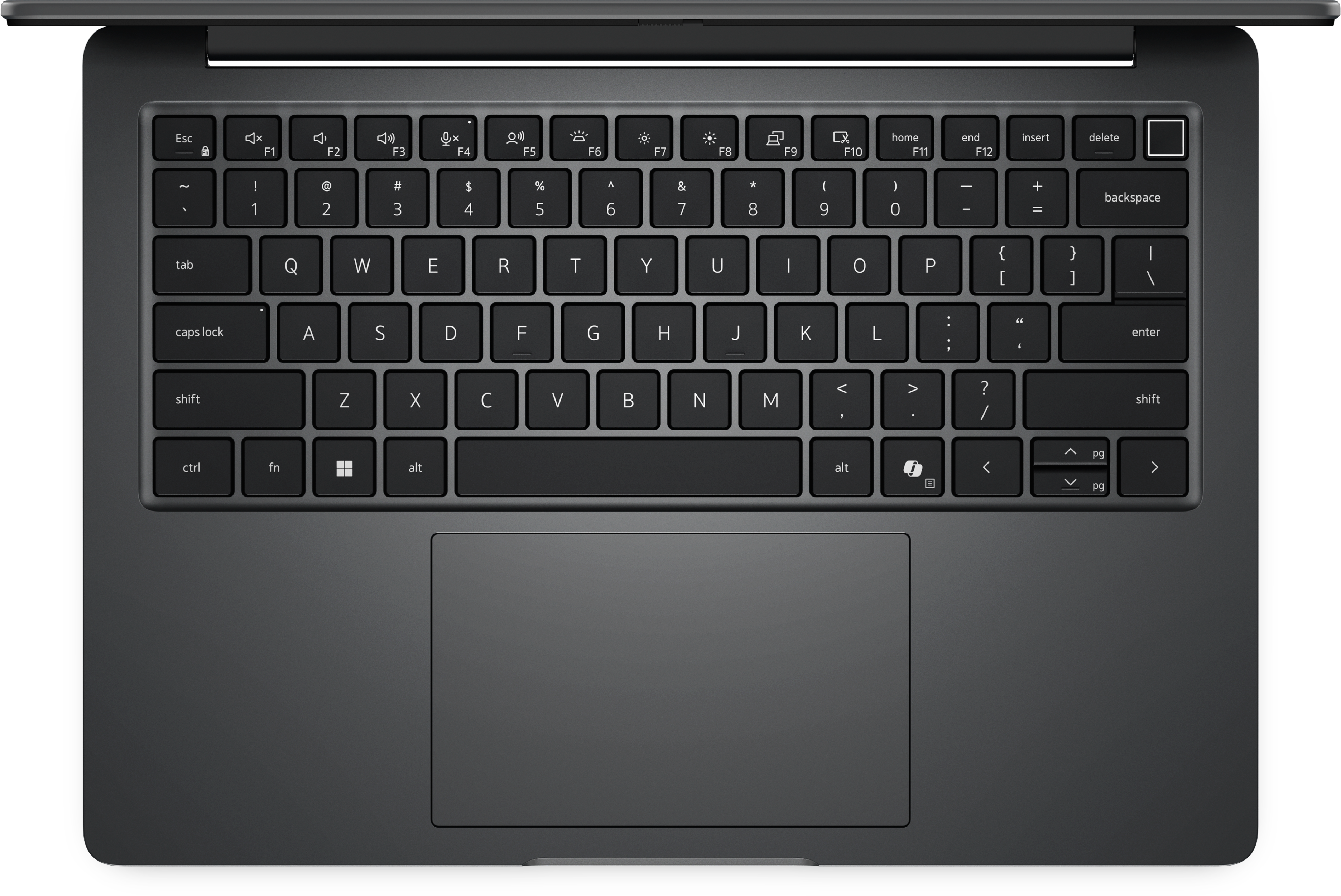 View top-down Dell Pro 5 P514265 Laptop