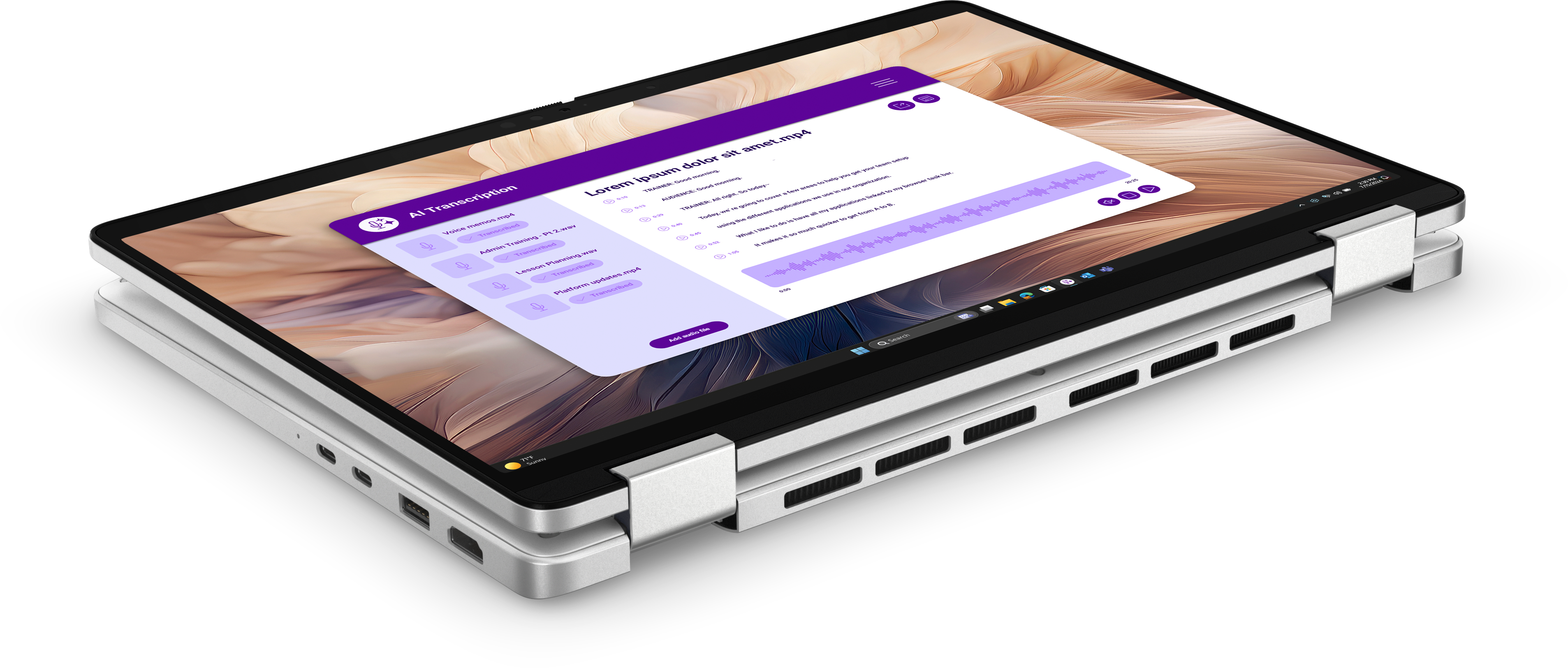 View left-facing Dell Pro 13 Plus.