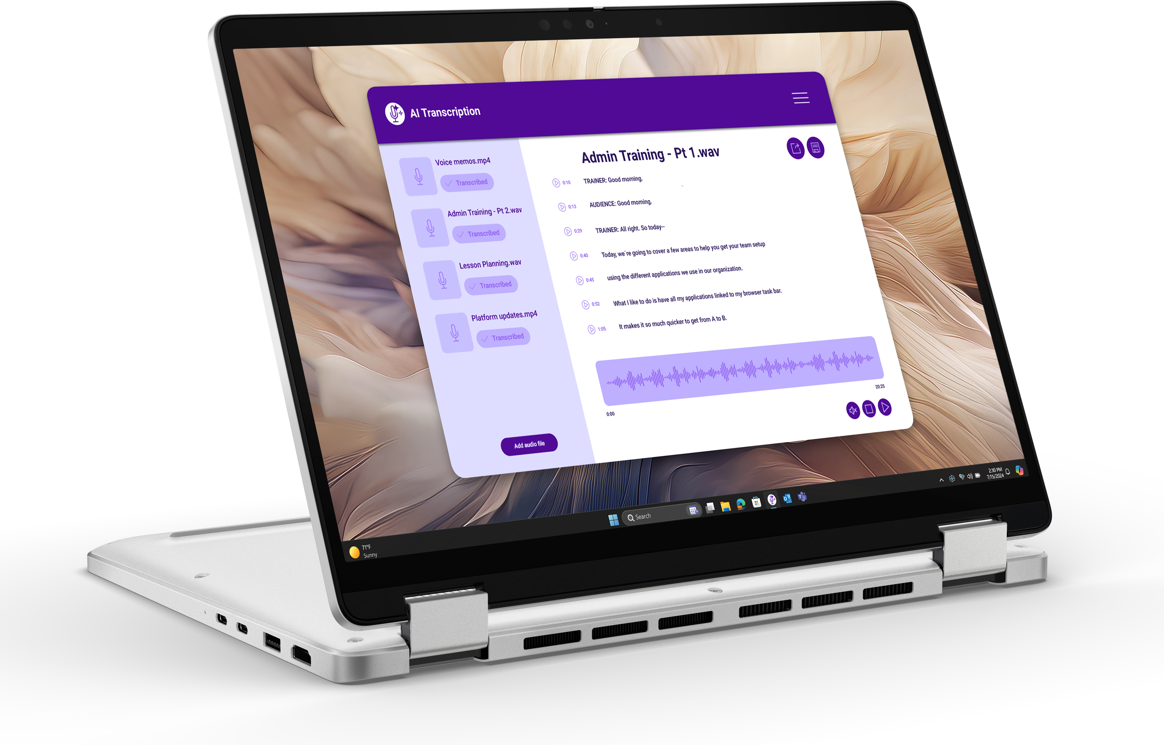 View left-facing Dell Pro 13 Plus.