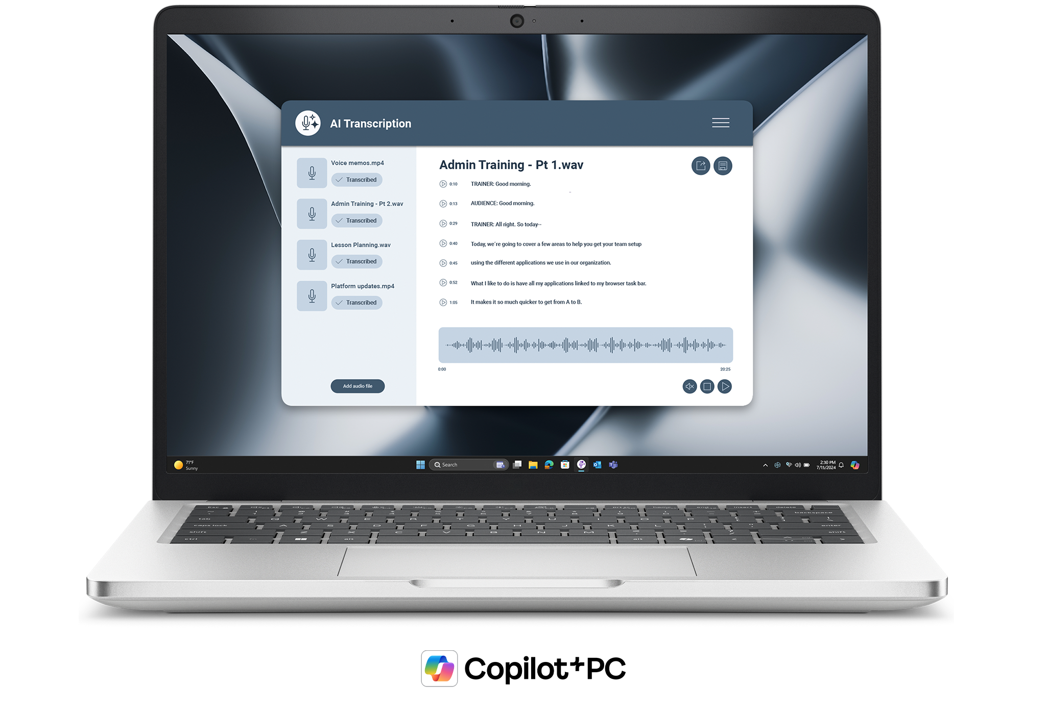 Dell Pro Plus 13 Non-Touch Laptop with Copilot + PC logo 