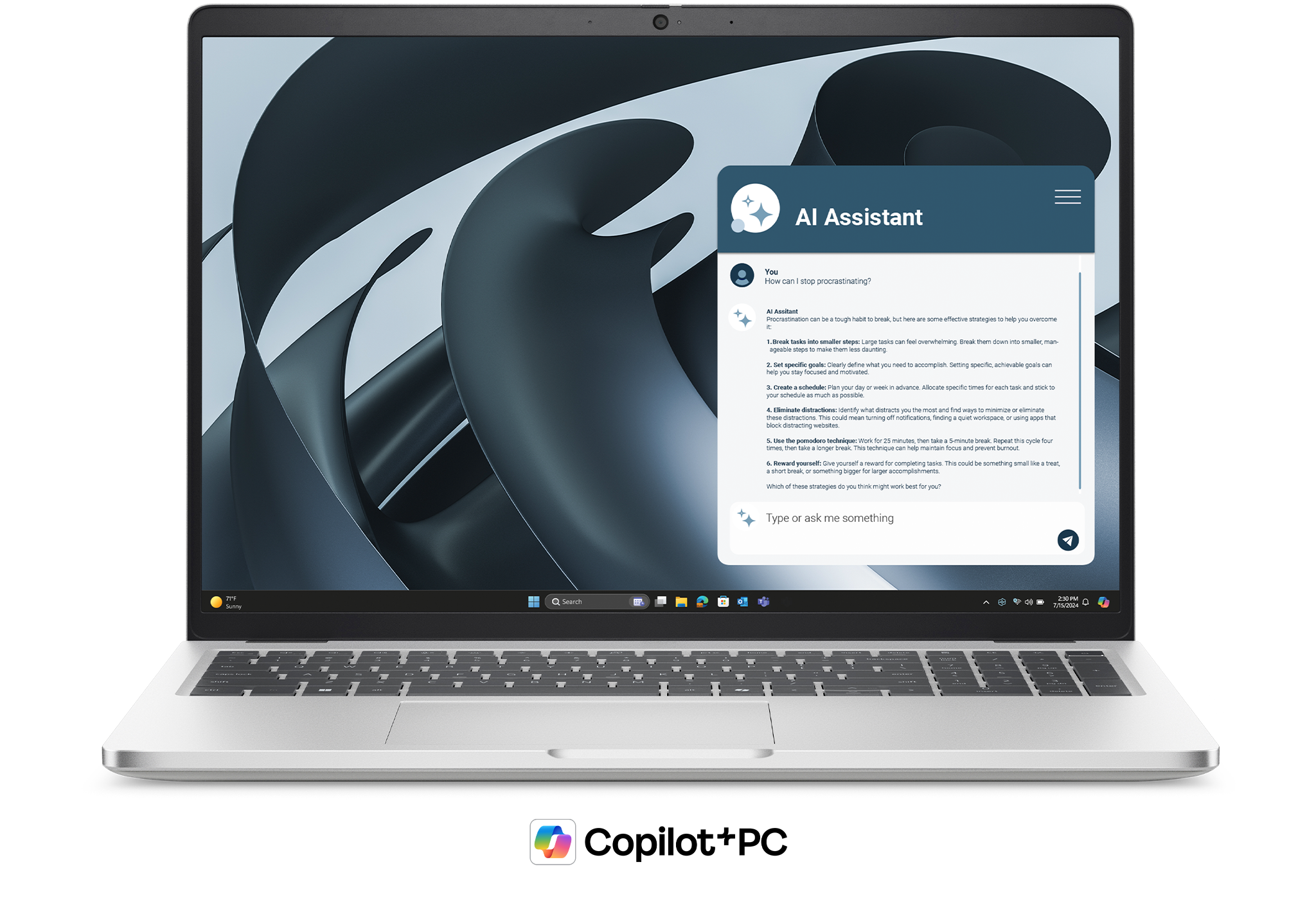 Dell Pro 16 Plus Non-touch Laptop with CoPilot+ PC logo
