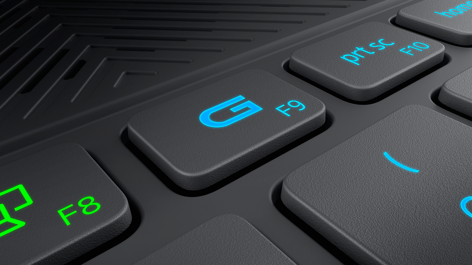 Dell G 系列 15 5530 遊戲專用筆記型電腦鍵盤。