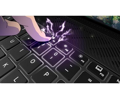 Dell G Series 16 7630 Gaming Laptop keyboard.