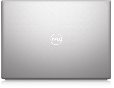 Bild eines silberfarbenen Dell Inspiron 14 5420 Laptops von hinten.