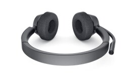 Picture of a Dell WH3022 Pro Stereo Headset in a white background.