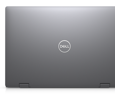Picture of a Dell Latitude 13 2-in-1 3330 Laptop showing Dell logo behind the product. 