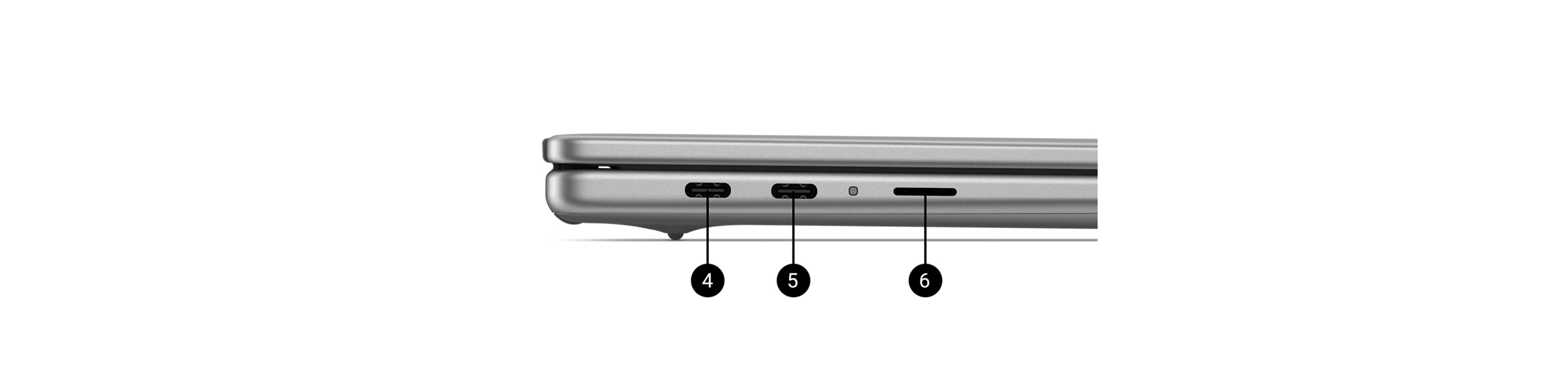 Portátil Latitude 7455: puertos y ranuras
