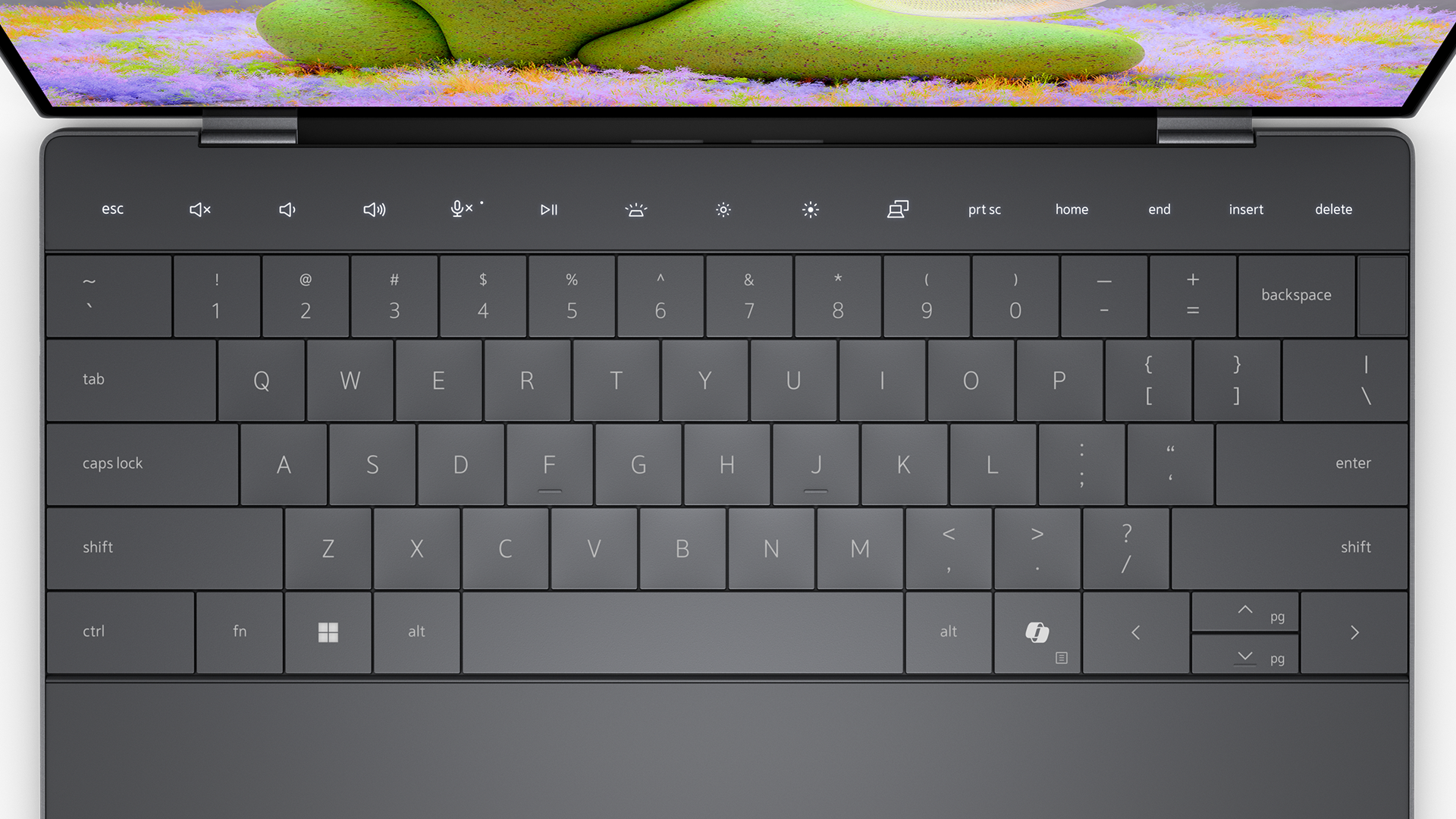 The XPS 13 keyboard
