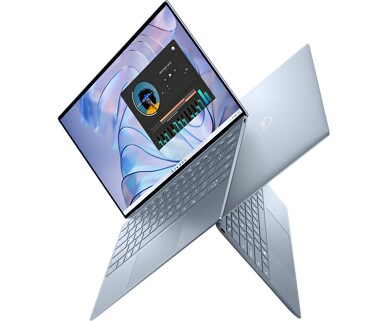 Picture of two Dell XPS 13 9315 Laptops showing the product design.