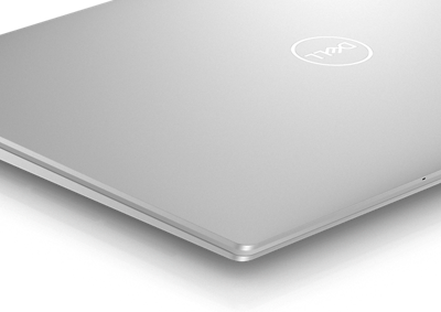 Picture of a Dell XPS 13 9320 closed with Dell logo visible.