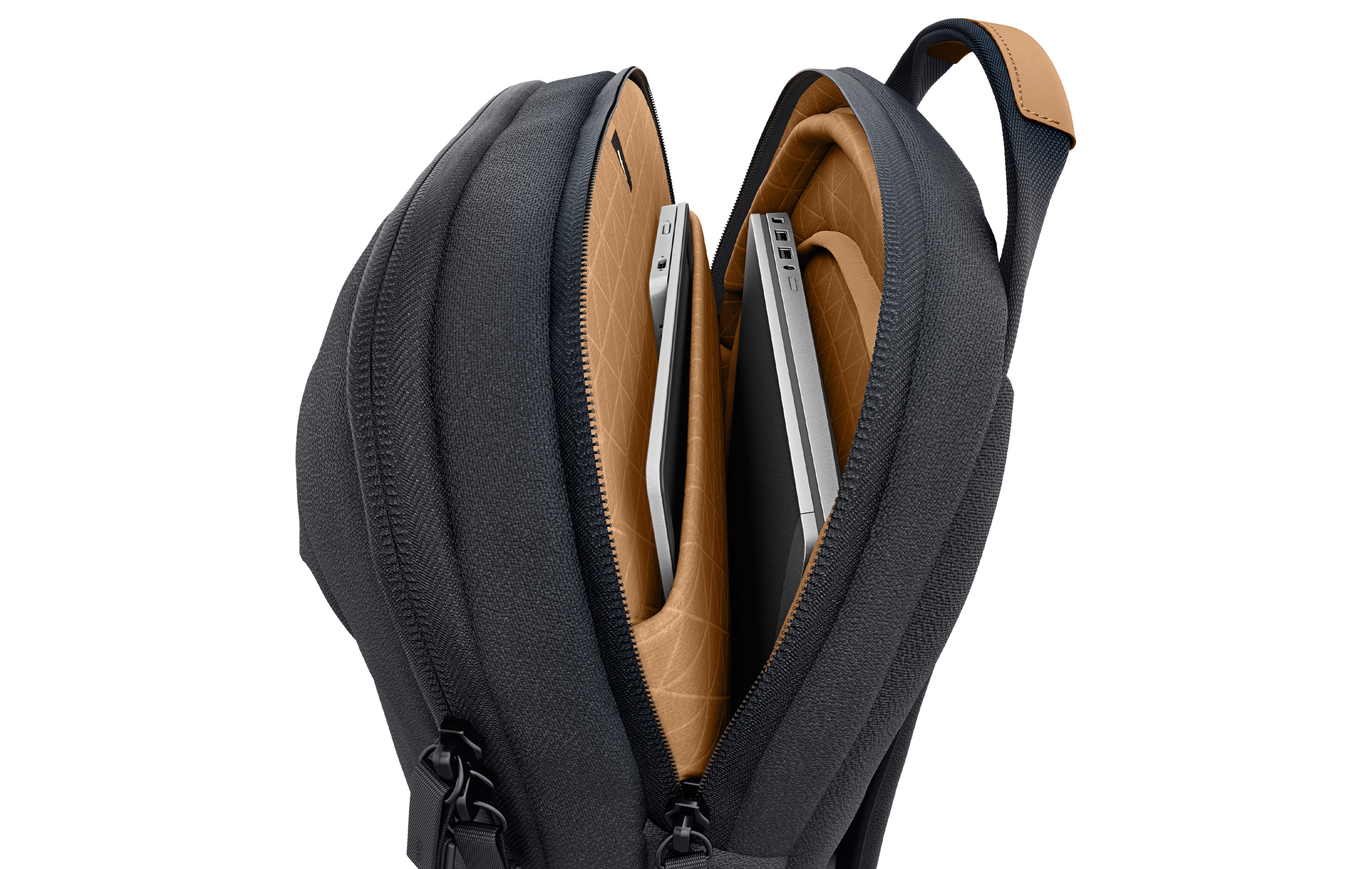 Dell device are safely store in Dell EcoLoop Premier Slim Backpack.