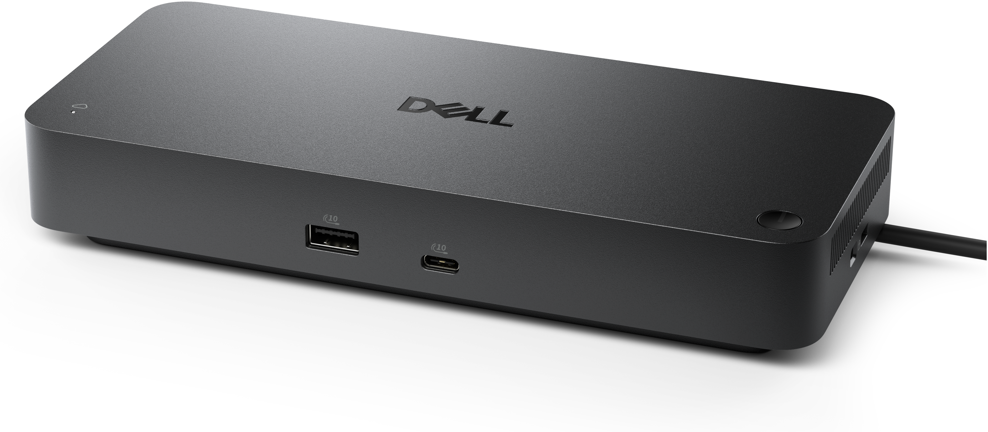 View left-facing Dell Pro SD25TB5 Docking Station