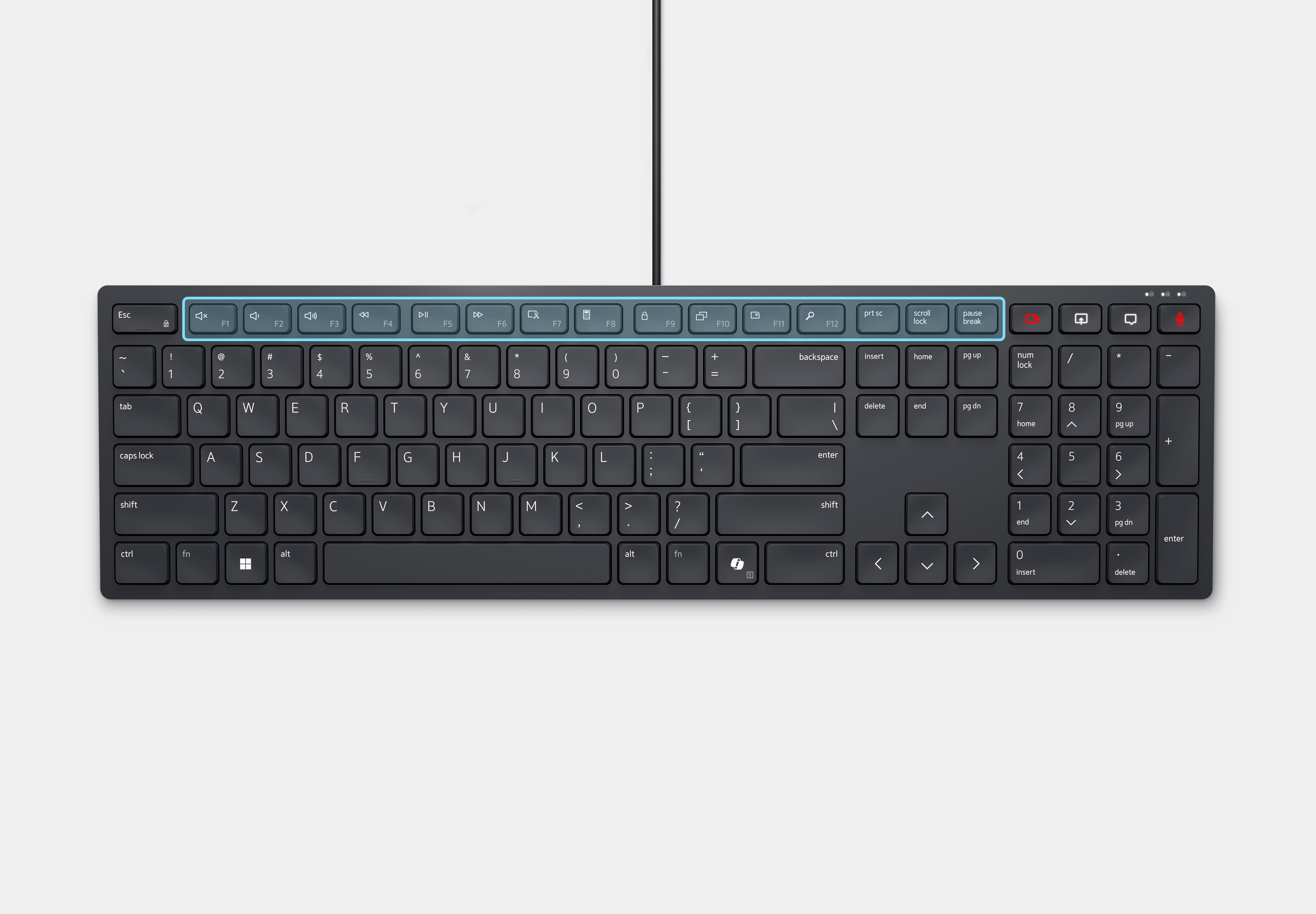 Dell Pro有線コラボレーション キーボード - KB525C - 日本語 Dell Pro有線コラボレーション キーボード - KB525C - 日本語