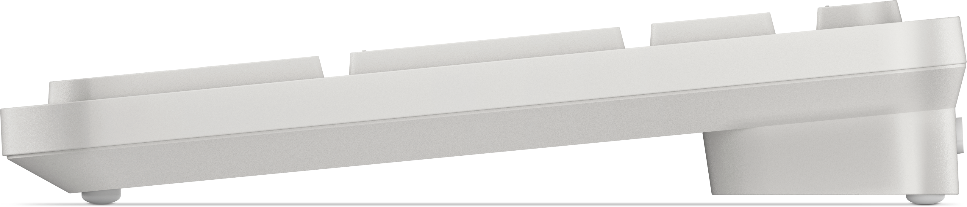 View left-profile Dell Pro 5 Keyboard and Mouse - KM526​