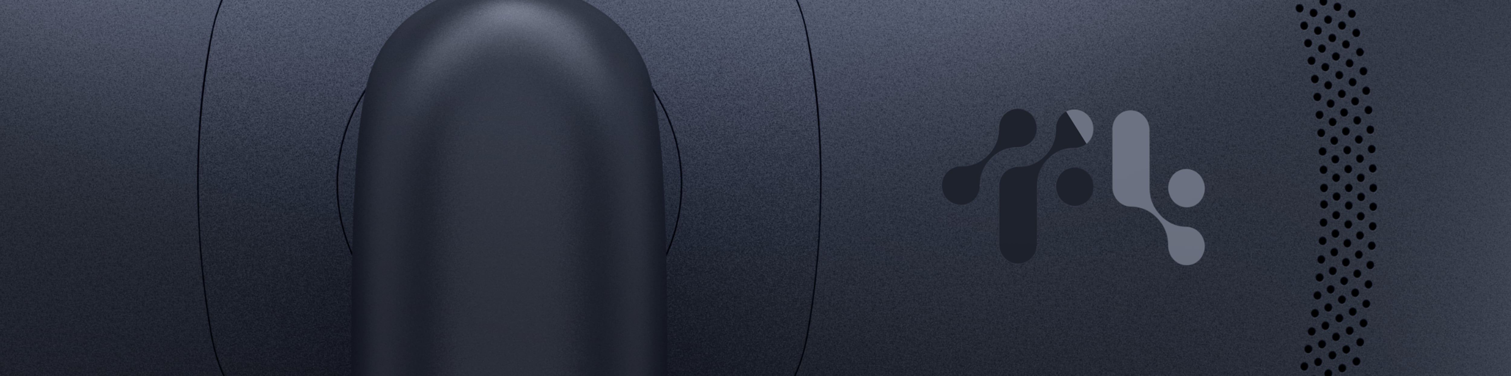 Close-up of the ports on the back of the monitor.