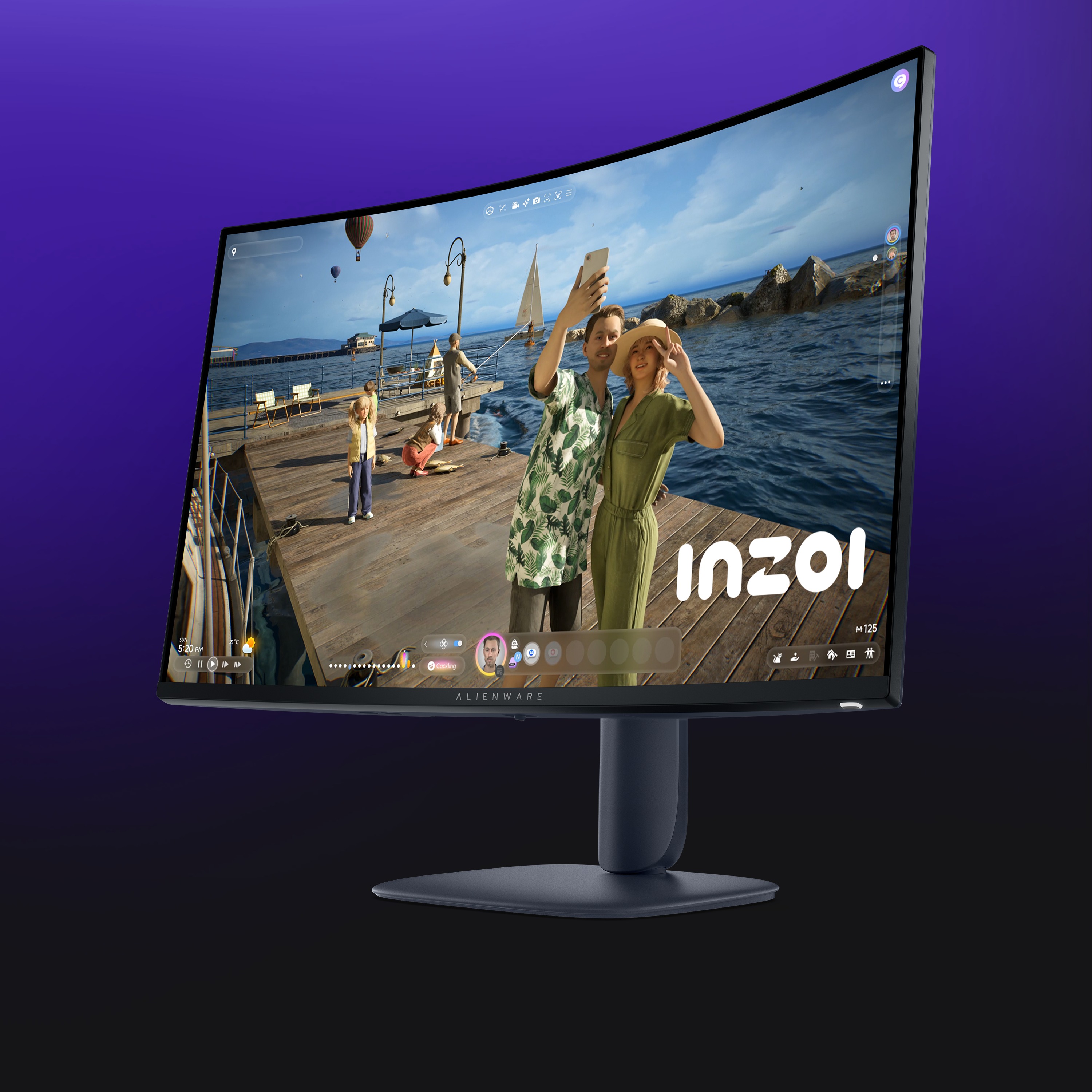 Alienware 32曲面ゲーミング モニター - AW3225DM | Dell 日本