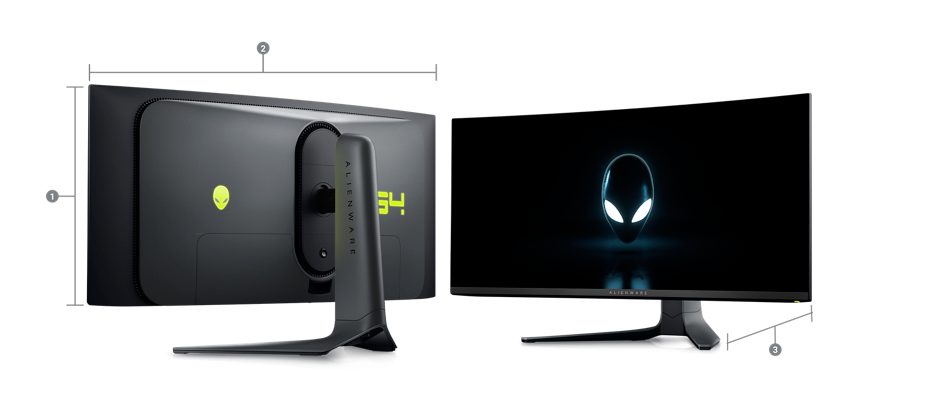 Écran de gaming incurvé QD-OLED Alienware 34 pouces (AW3423DWF) - Écrans  d'ordinateur