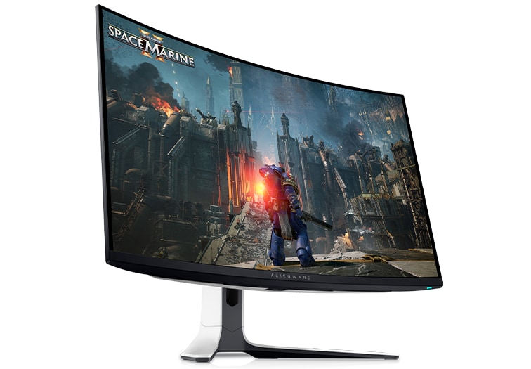 Alienware 32-inch 4K QD-OLED Curved Gaming Monitor | Dell UK