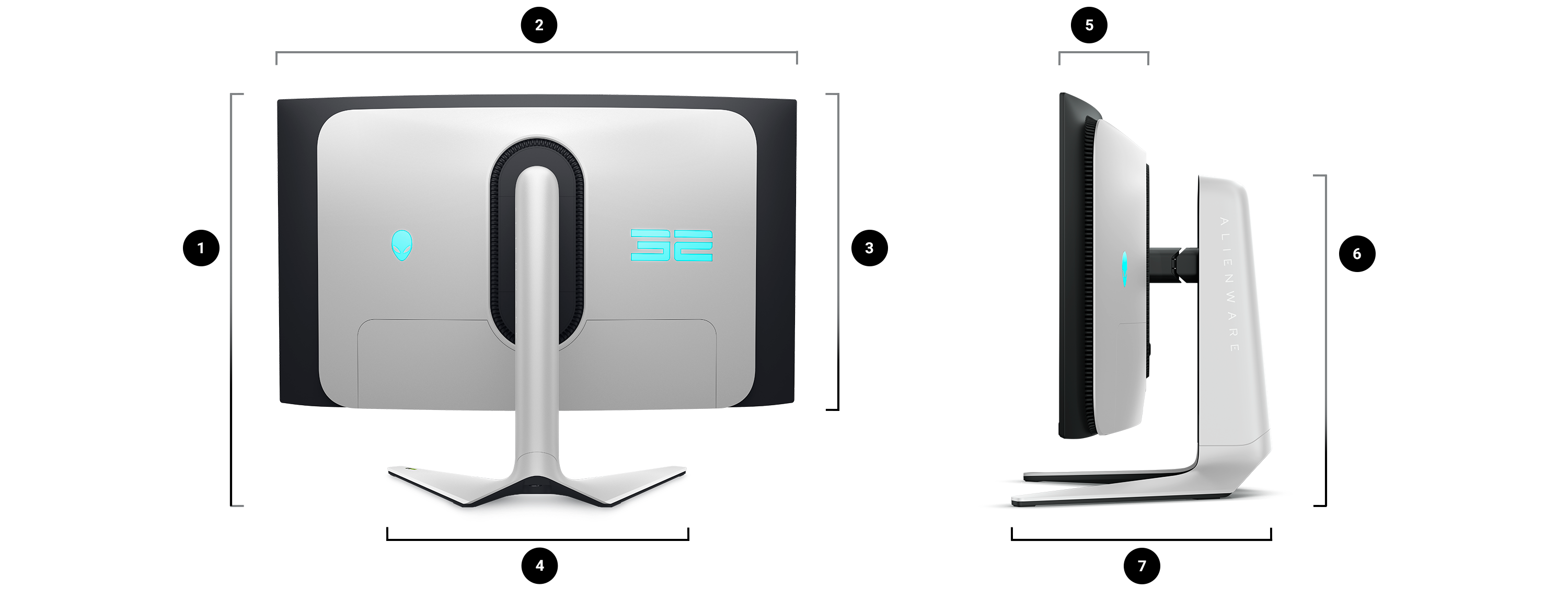 Alienware 32 4K QD-OLED ゲーミングモニター - AW3225QF | Dell 日本