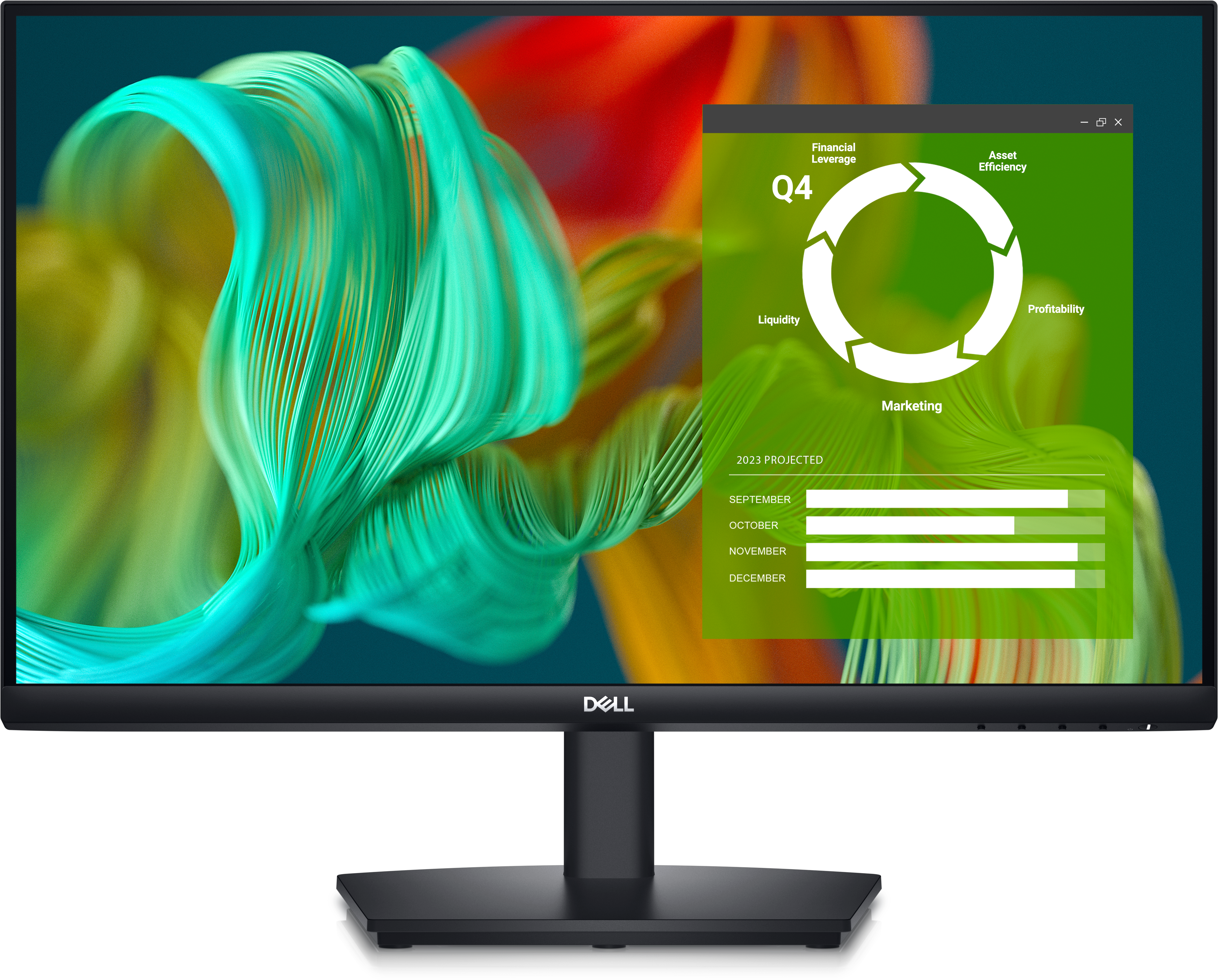 Dell 24 inch Monitor FHD (1920 x 1080) 16:9 Ratio with Comfortview