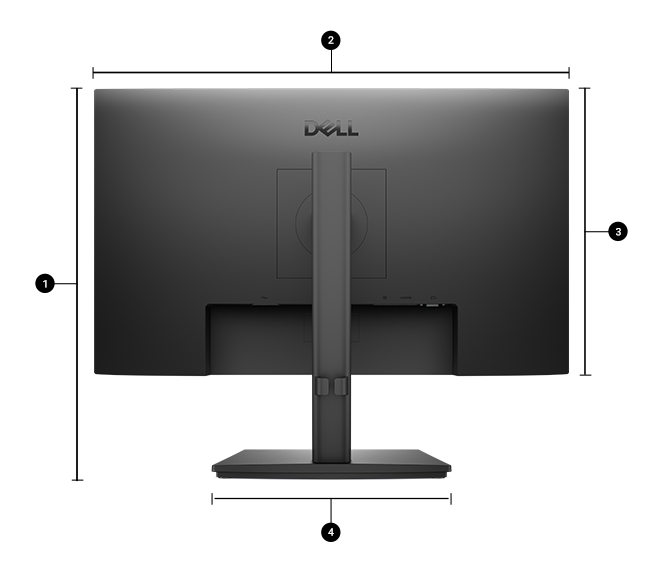 Dell Pro 24 Inch Monitor Adjustable Stand - E2425HSM | Dell USA Dell Pro 24 Inch Monitor Adjustable Stand - E2425HSM | Dell USA
