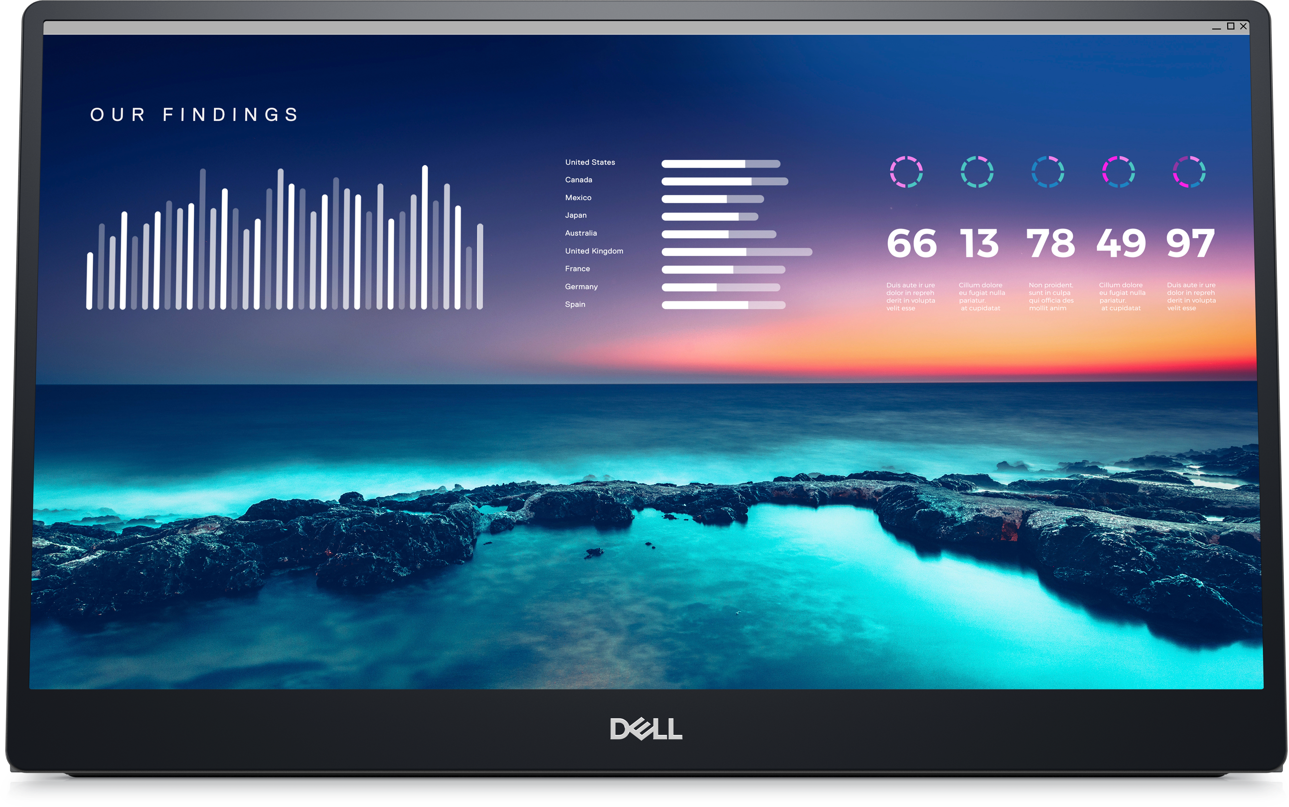 Dell 14 ポータブル モニター - P1424H | Dell 日本