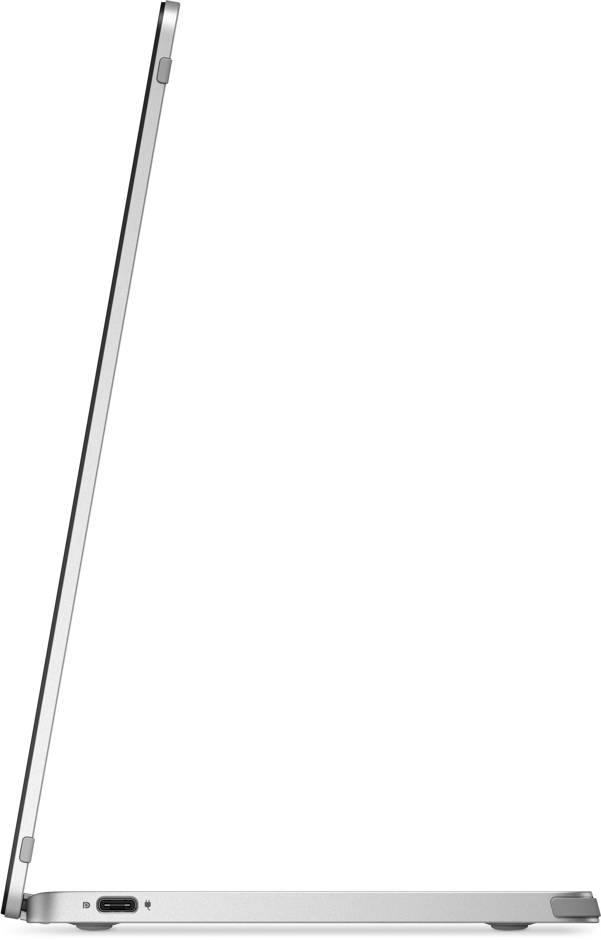 View 右向き Dell Pro 14 Plusポータブル モニター。