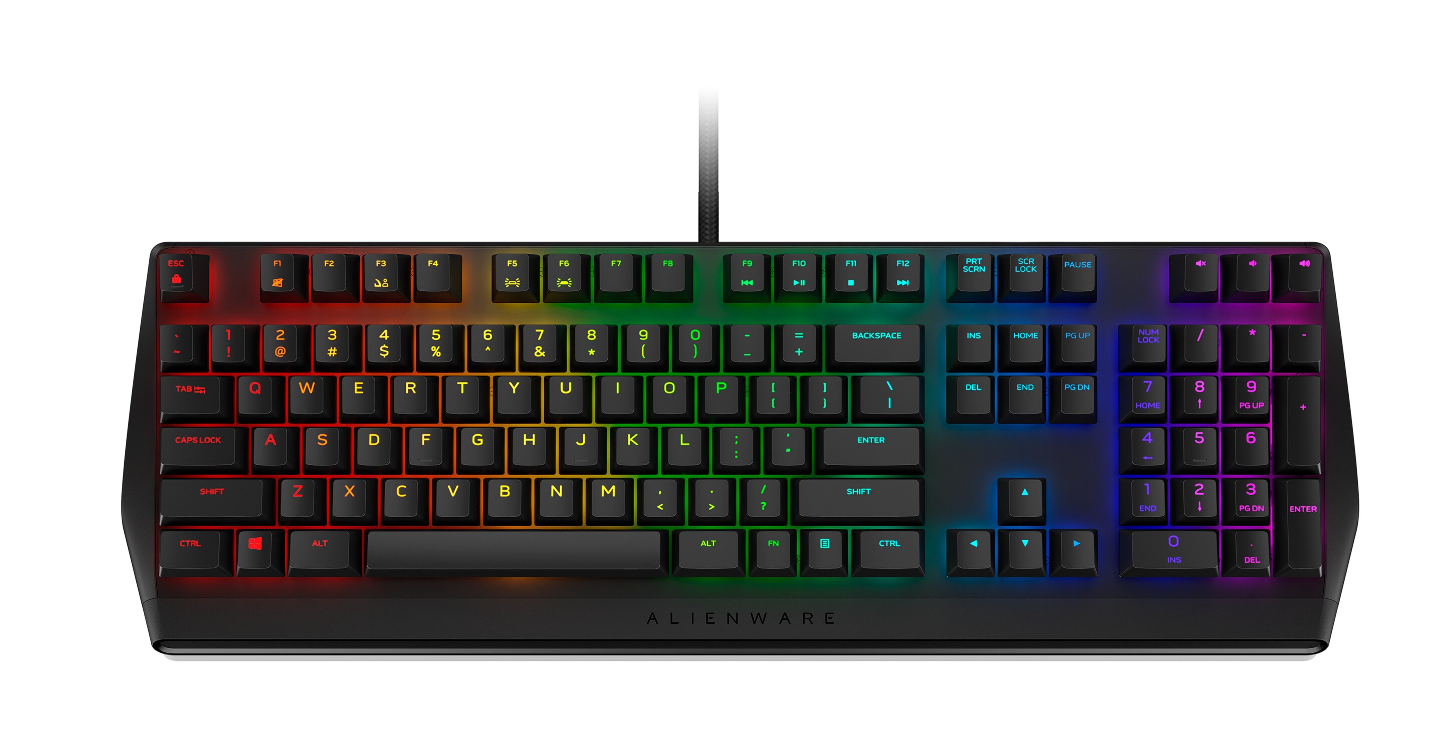 PDP Slice - Alienware Low-Profile RGB Mechanical Gaming Keyboard AW410K