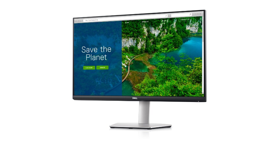 Dell 27 Inch 4K UHD Computer Monitor with USB-C Hub - S2722QC 