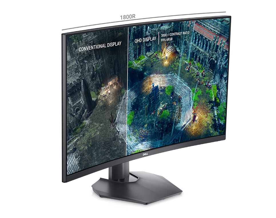  Dell Gaming Monitor 32 Inch, 165Hz, Quad-HD Widescreen LED LCD,  IPS Display, USB C, (QHD) 2560 x 1440p, 1.07 Billion Colors, 1ms, No Bezel,  3yr Advanced Exchange, G3223D - Black : Electronics