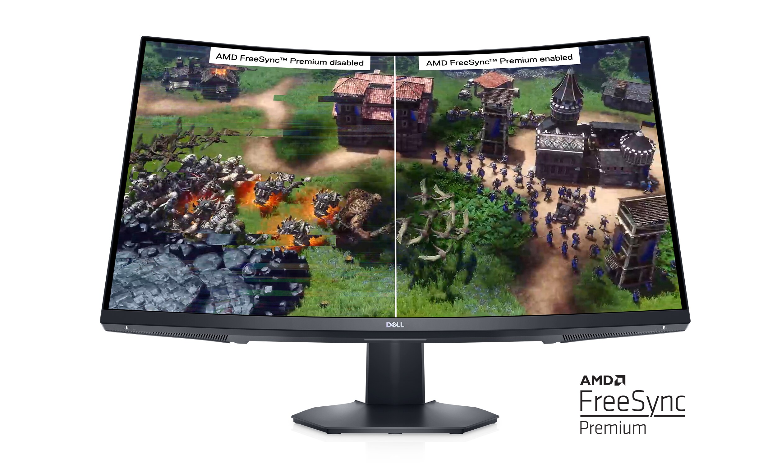 Dell 32 Inch Curved LCD Gaming Monitor - S3222DGM | Dell USA