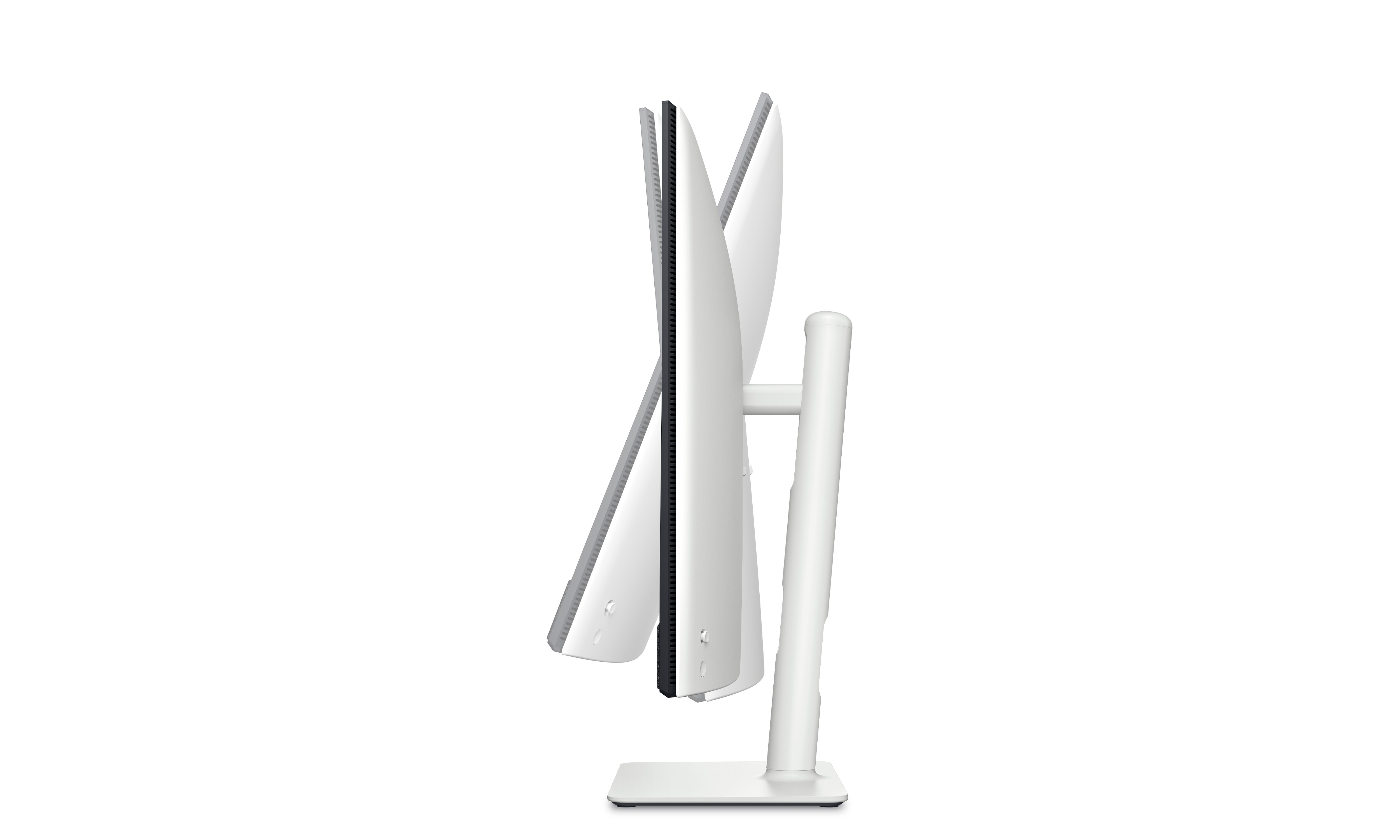 An image showing that you can tilt the monitor forward and backward.