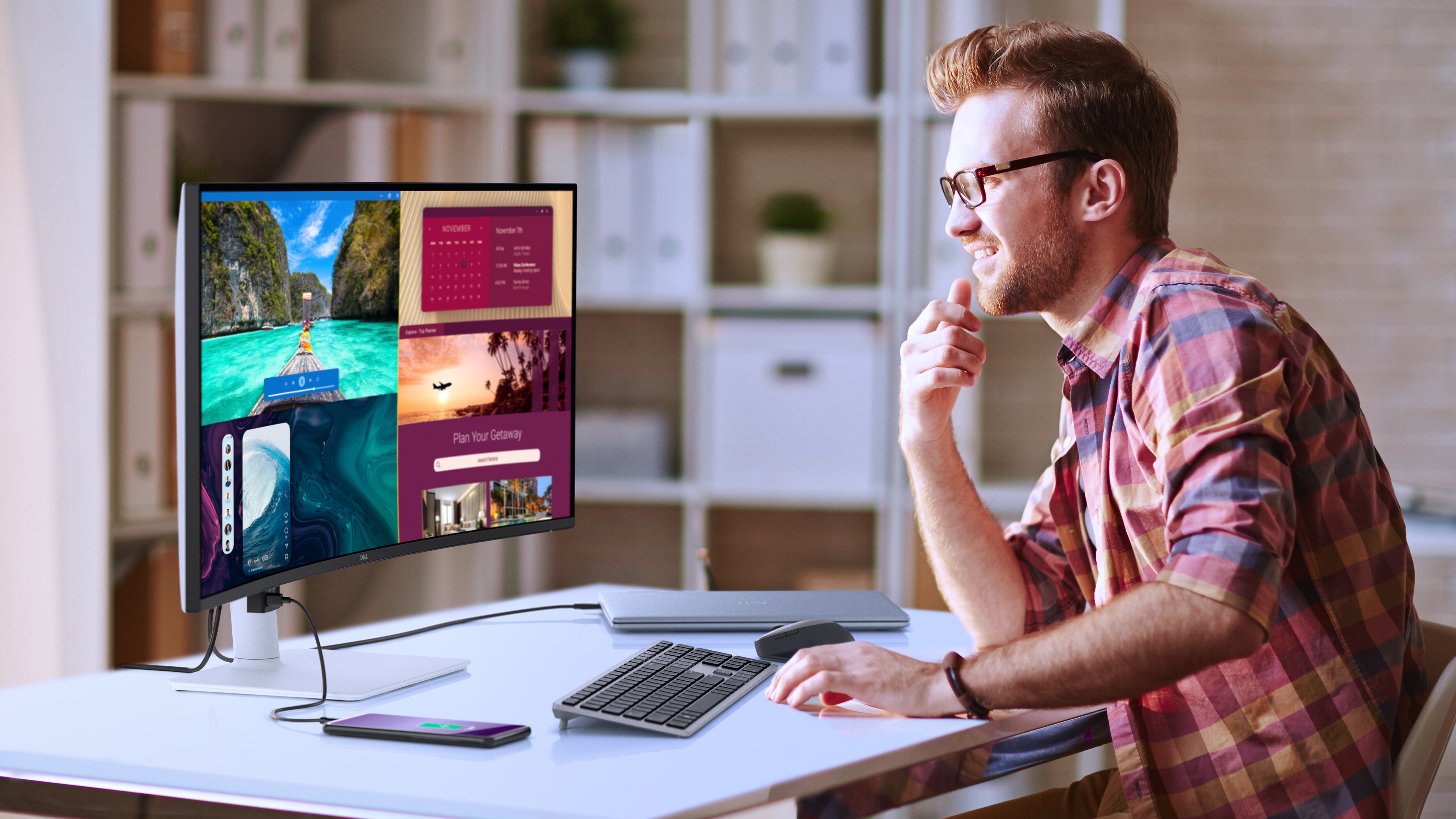 Dell 34 Plus USB-C曲面モニター - S3425DW | Dell 日本