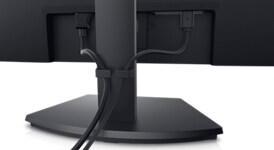 Ürünün arkasında bulunan Dell SE2723DS Monitör kablolarının resmi.