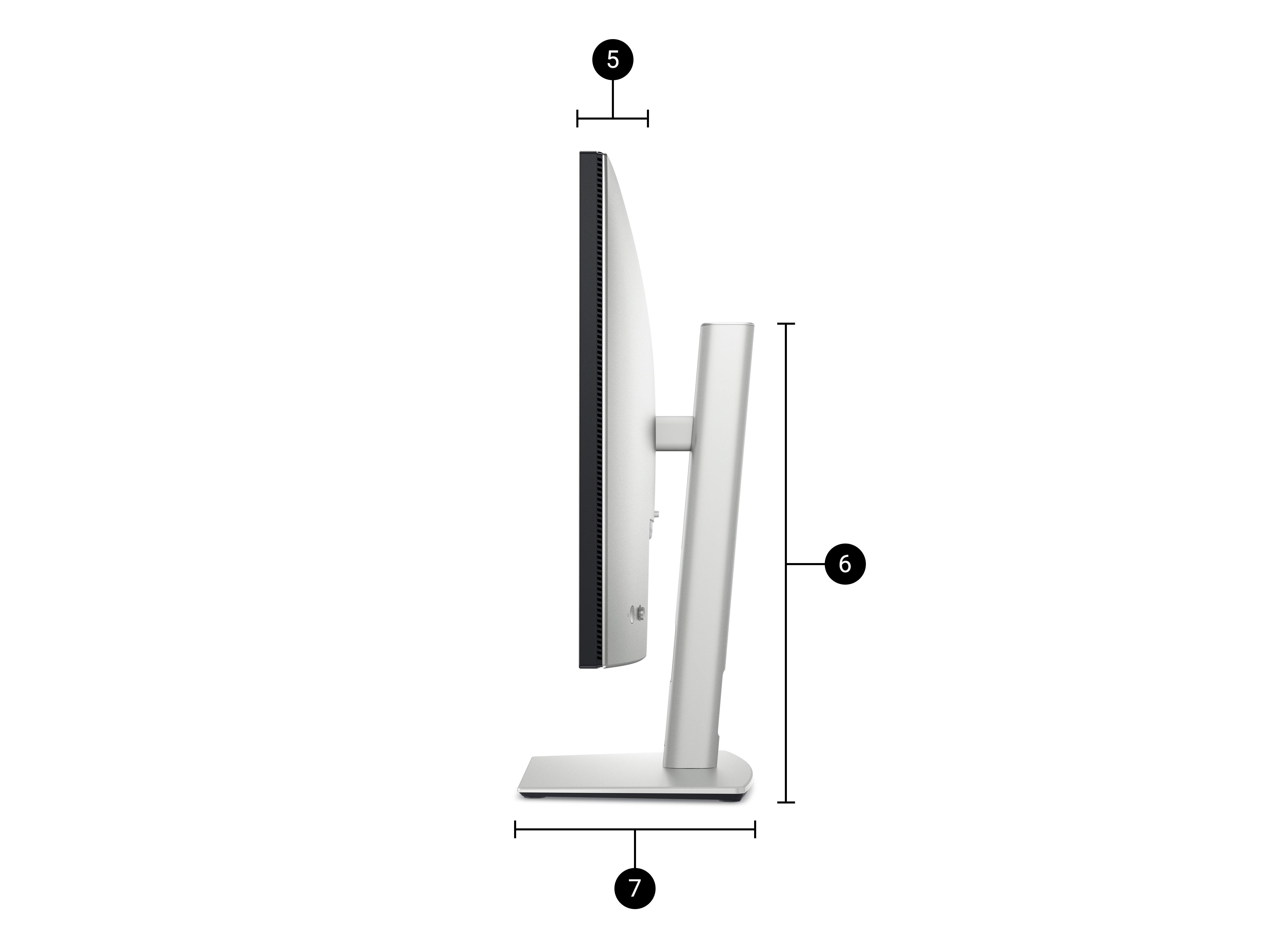 U3225QE Dimensions and Weight right image