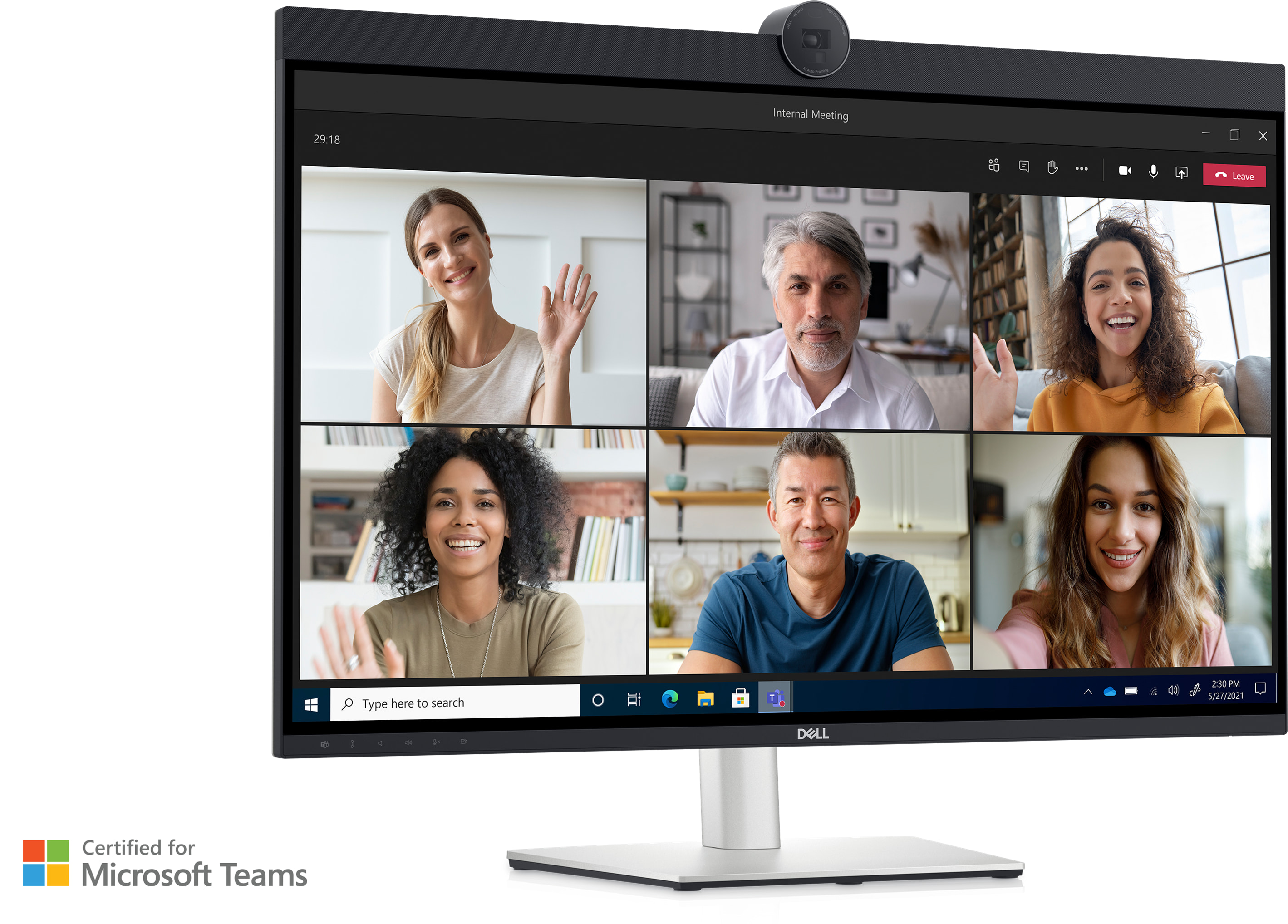 Dell デジタルハイエンドシリーズ U3223QZ 31.5インチ 4K ビデオ会議用モニタ－