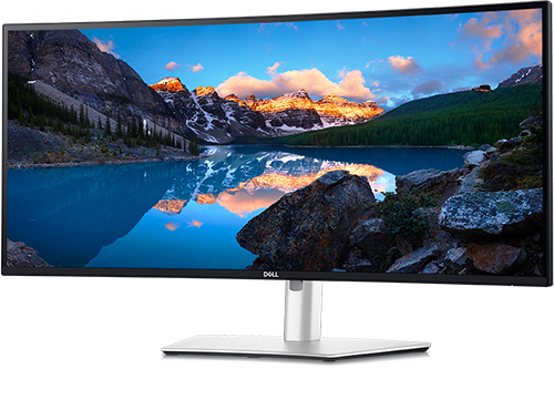 DELL ディスプレイ本体 DELL ディスプレイ シルバー 本体 ディスプレイ・モニター本体