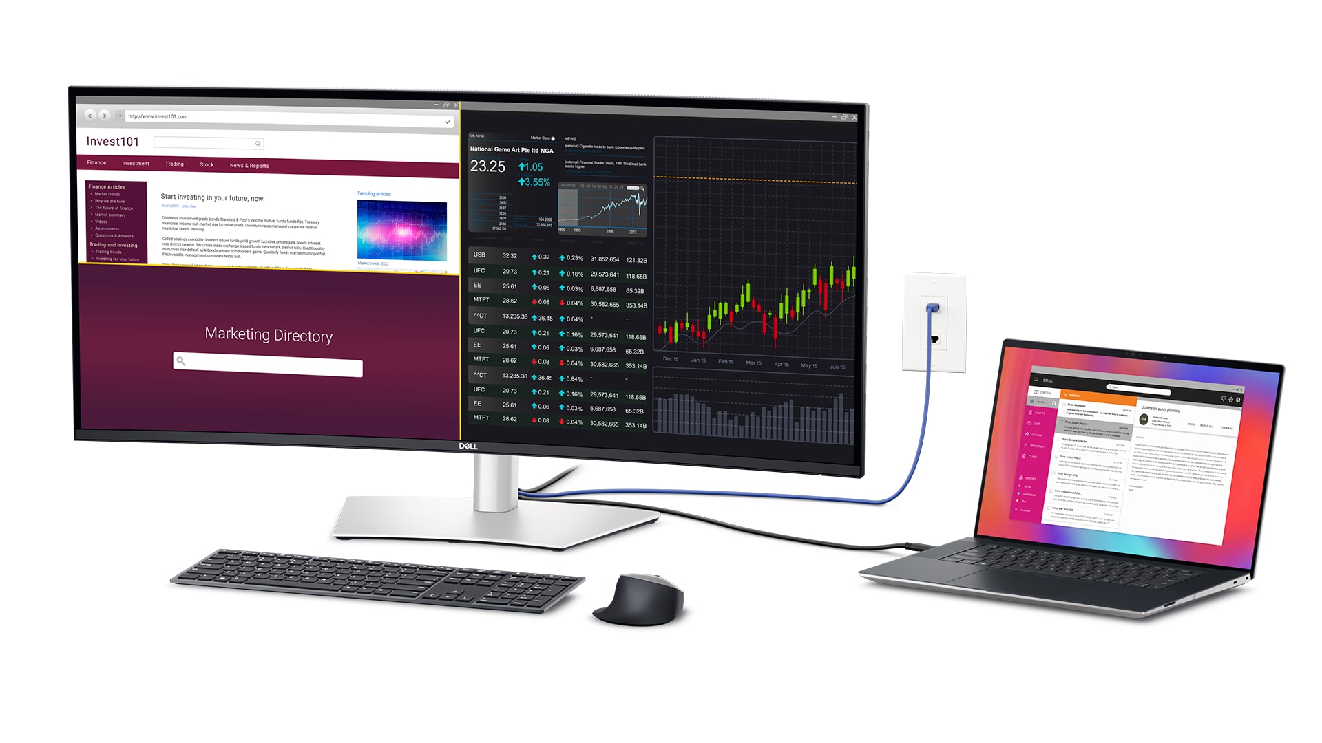 Dell UltraSharp 40 Curved Thunderbolt™ Hub Monitor - U4025QW Dell UltraSharp 40 Curved Thunderbolt™ Hub Monitor - U4025QW