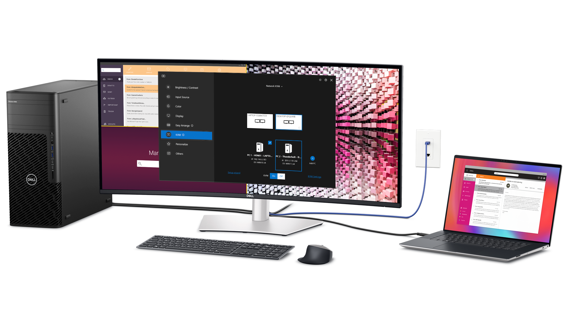 Dellデジタル ハイエンド シリーズ40インチ曲面Thunderbolt™ハブ Dellデジタル ハイエンド シリーズ40インチ曲面Thunderbolt™ハブ