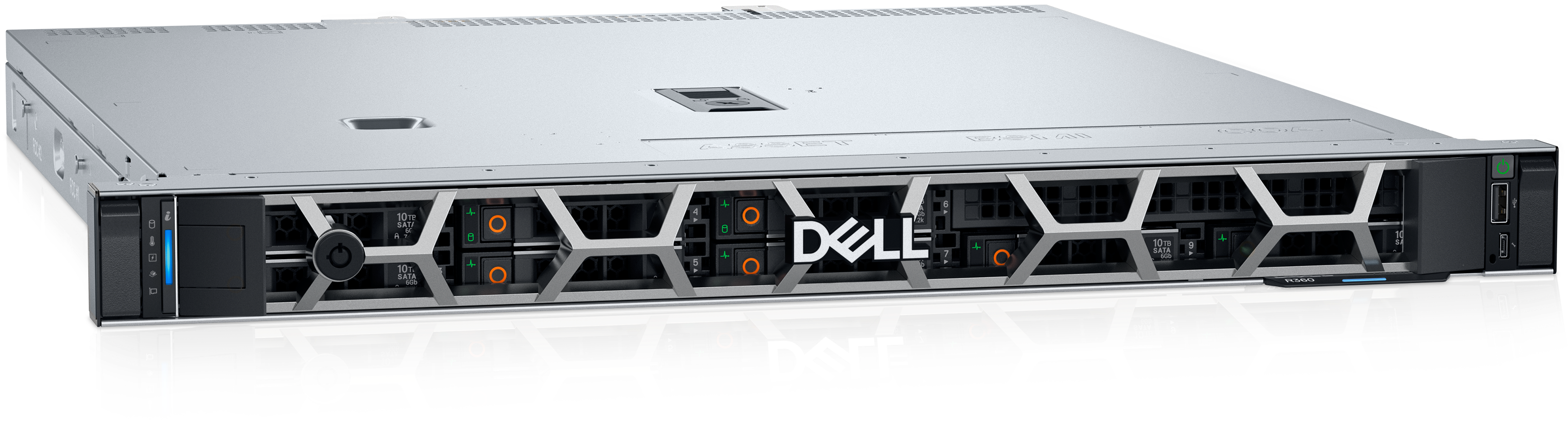 View 右向き PowerEdge R360.