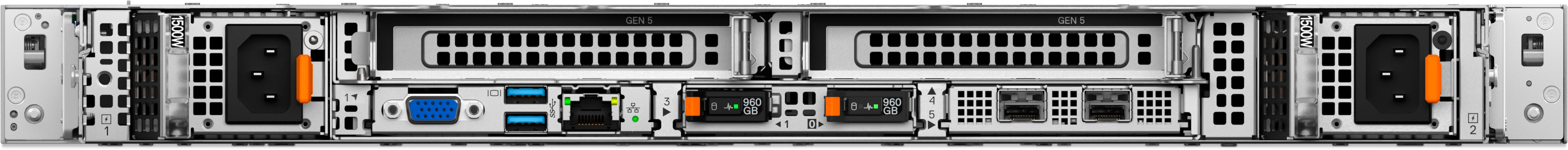 View rear-facing PowerEdge R470