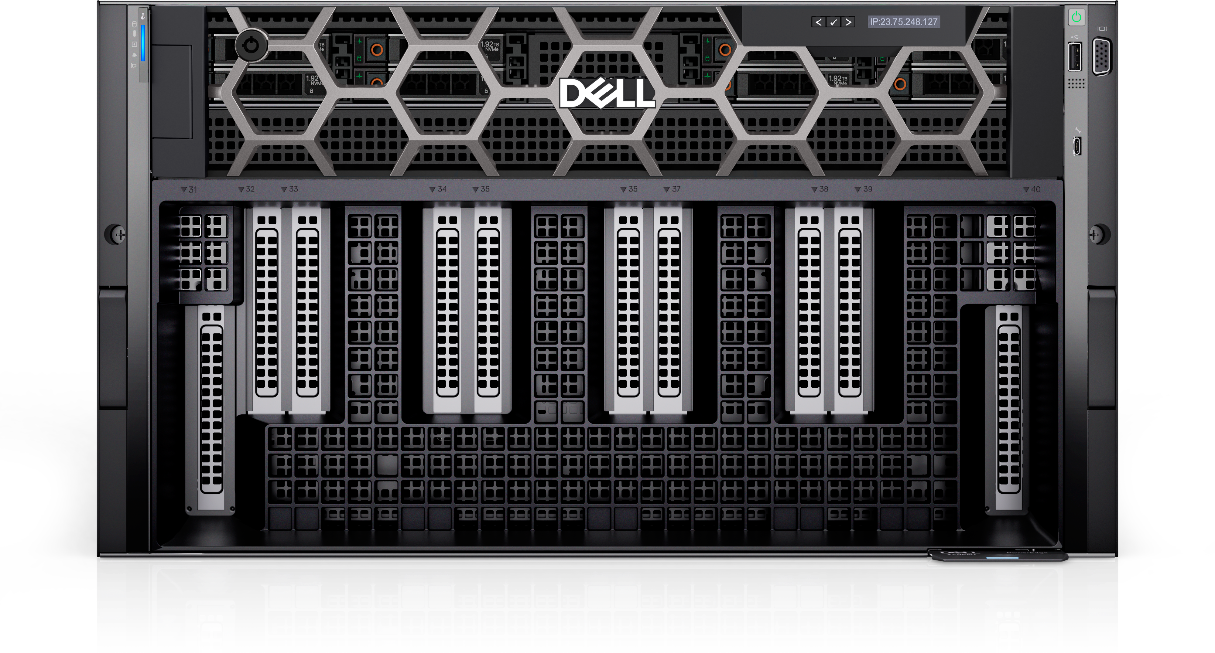 View forward-facing XE9680