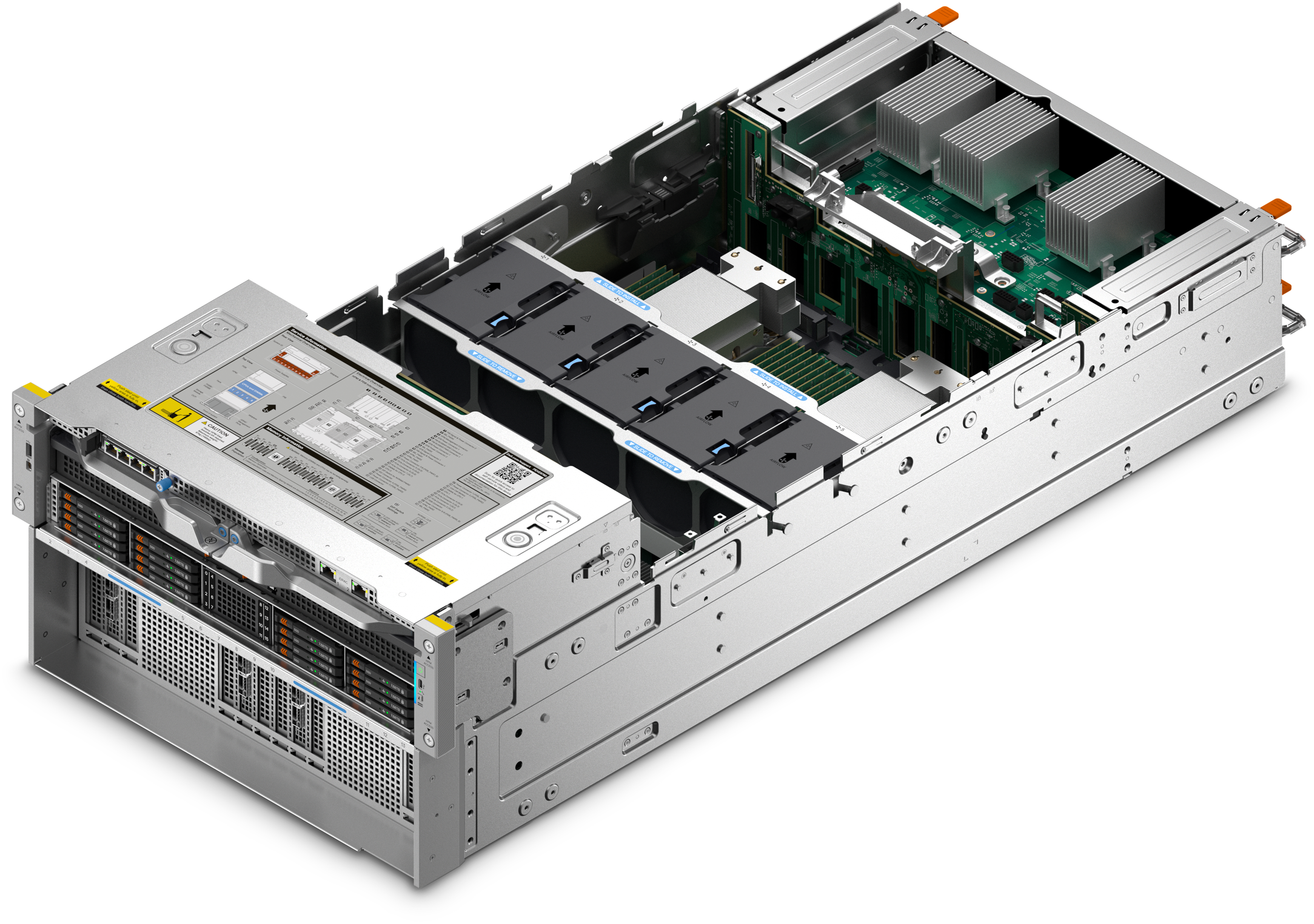 View nach links gerichtet PowerEdge XE9780