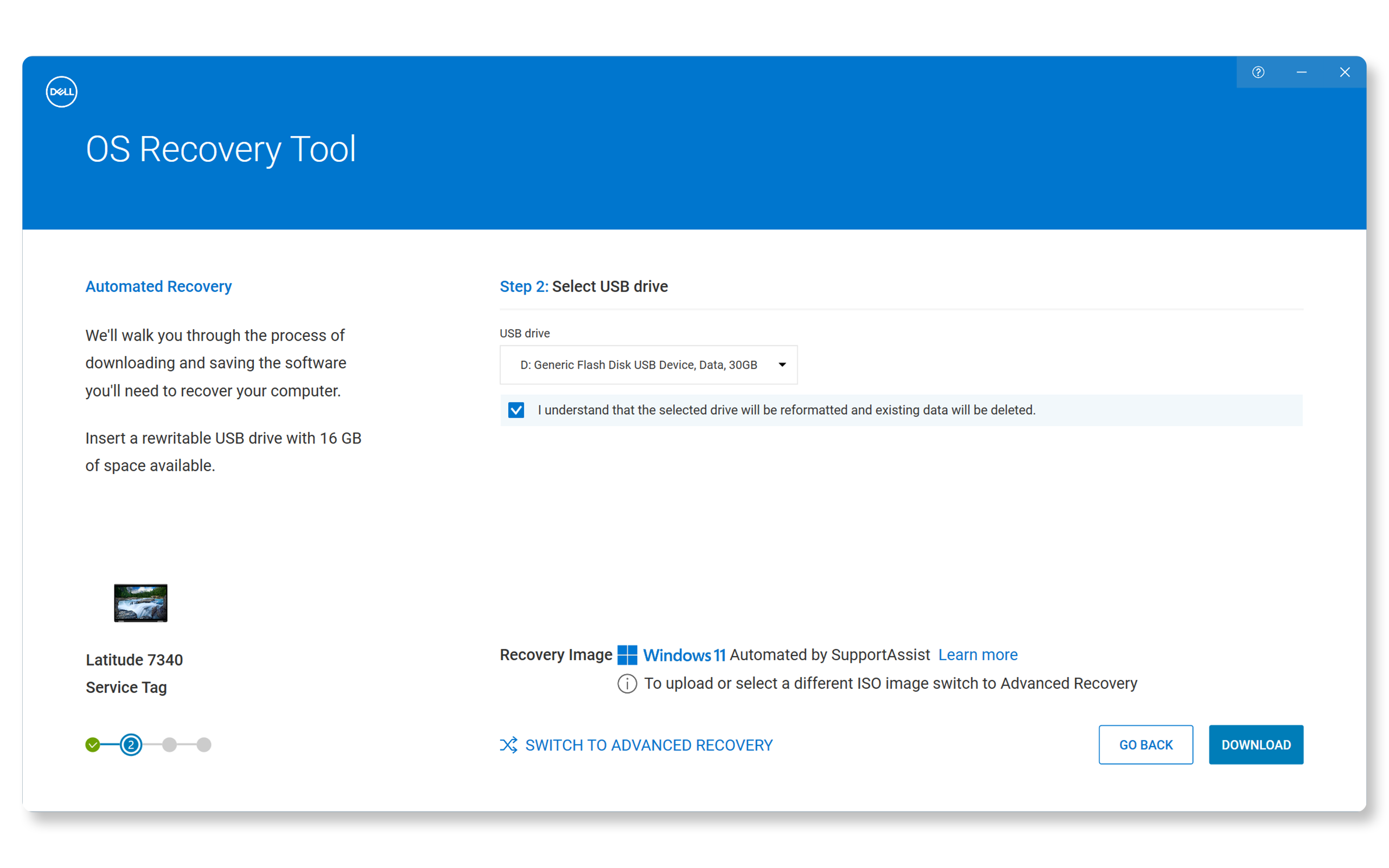 Cree una imagen de recuperación del SO con Dell OS Recovery Tool | Dell ...