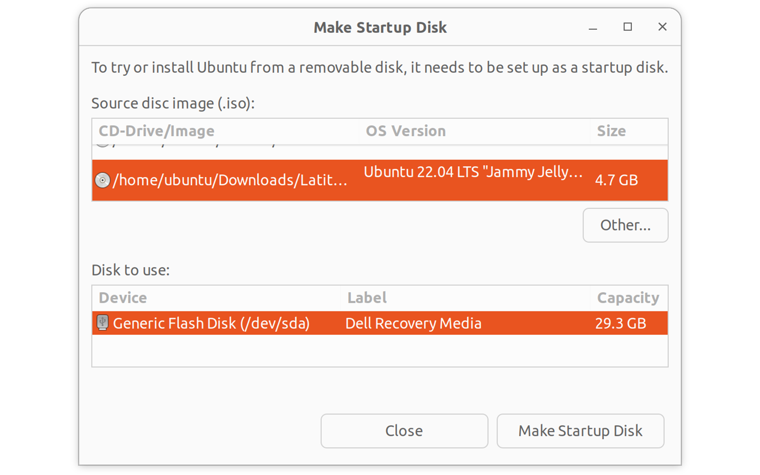 Download and Create Ubuntu Recovery Image | Dell India