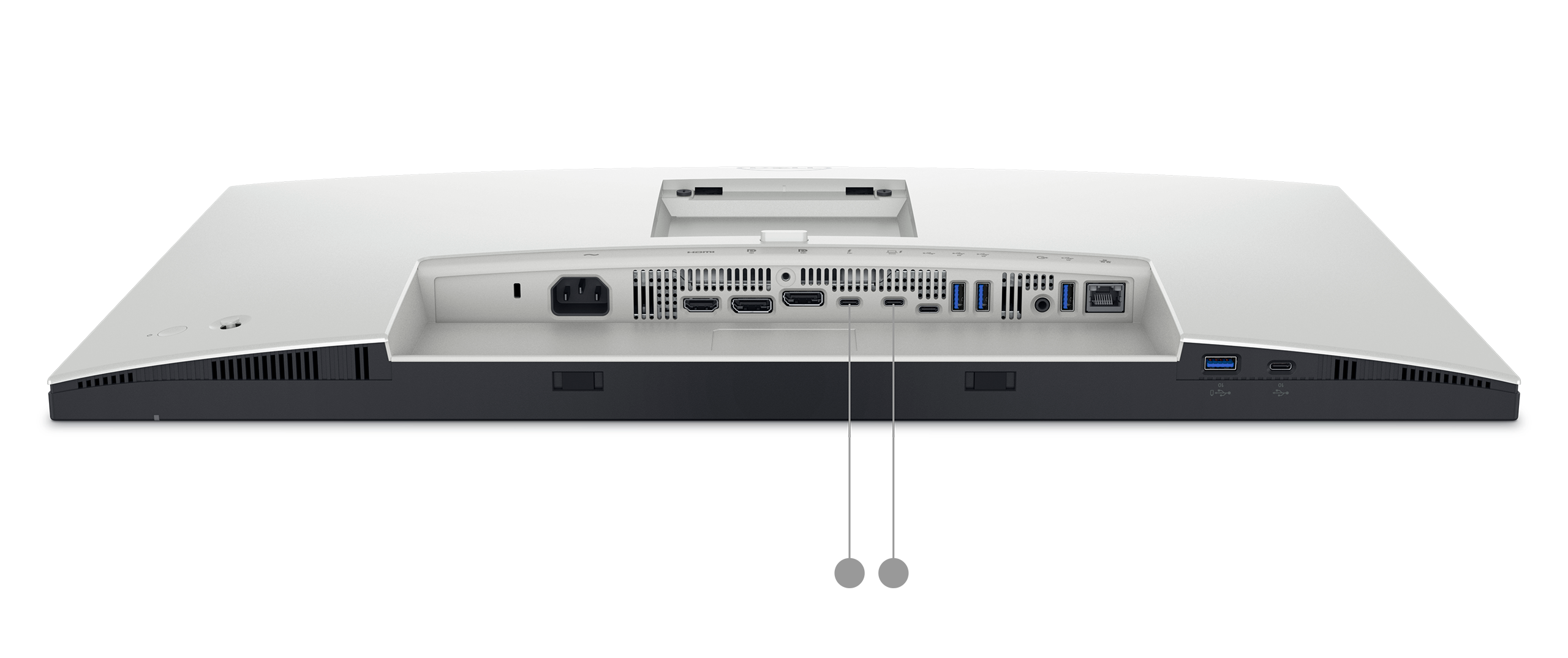 Upstream-USB-Anschlüsse an einem bestimmten Dell Monitor