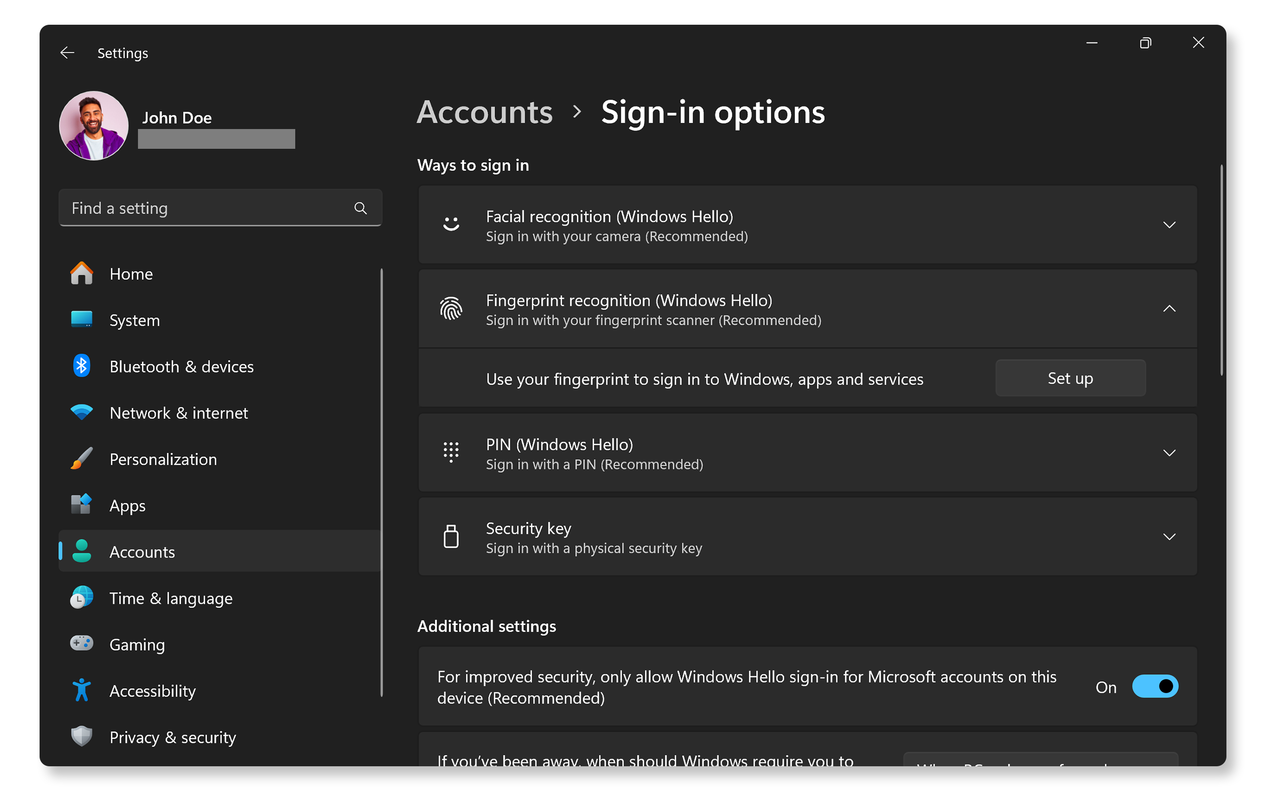 Setting Up Windows Hello: PIN, Fingerprint, or Face Recognition | Dell UK