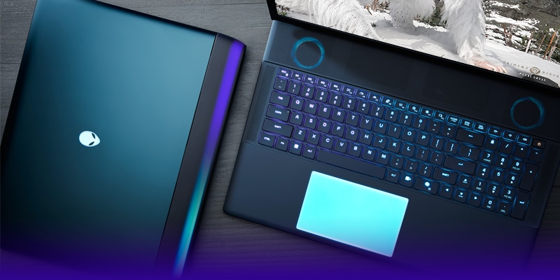 Alienware Laptop Learn Page Full Imagery