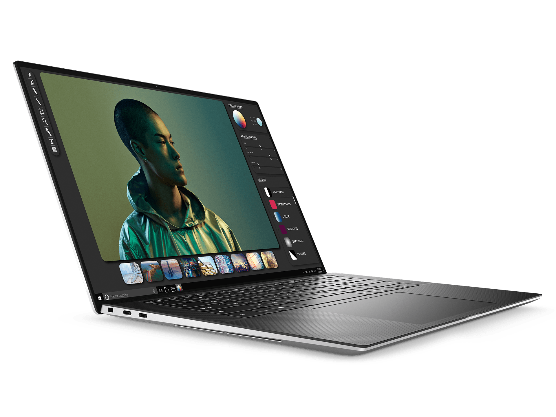 XPS Laptop - Sideview