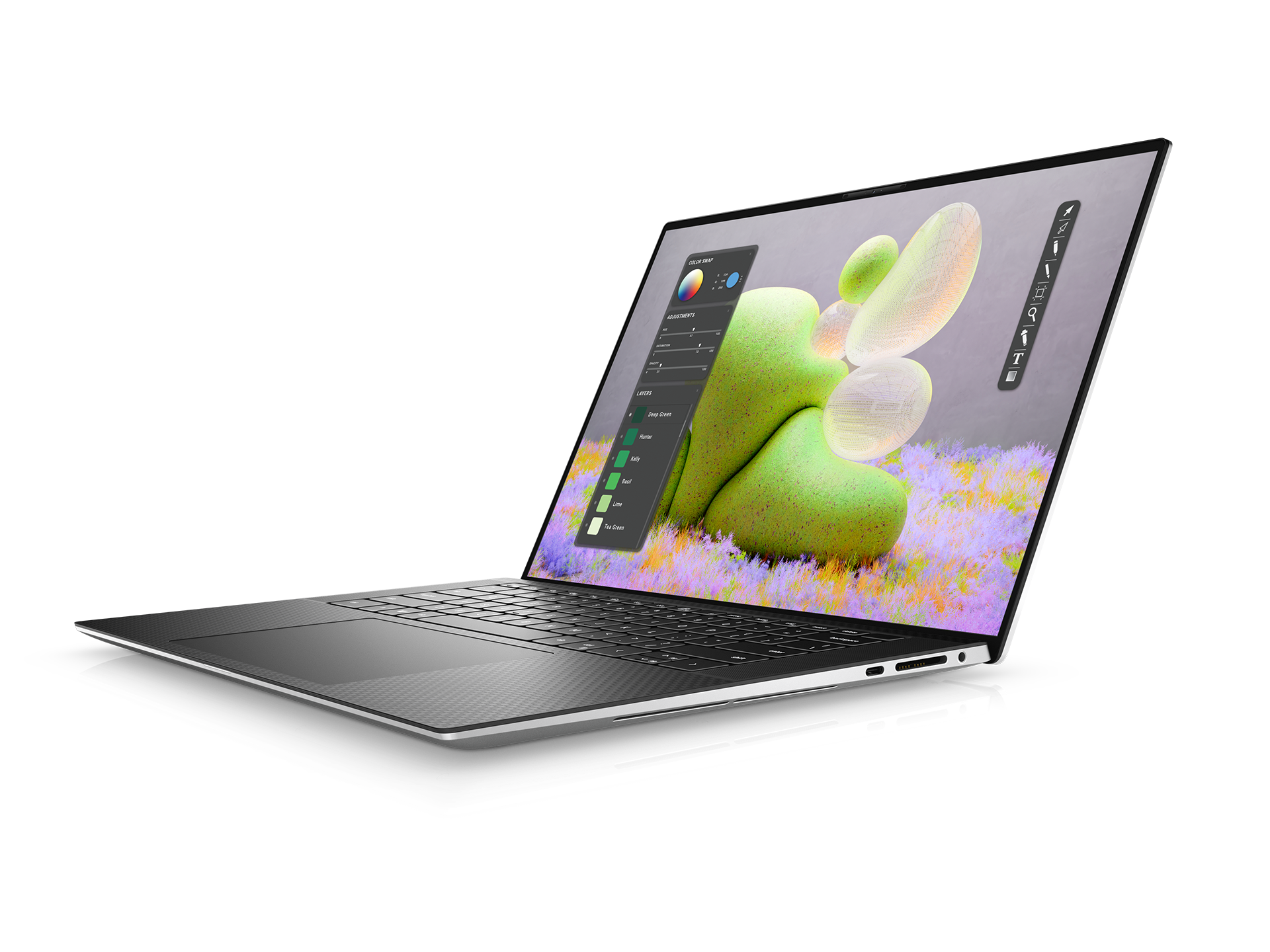 XPS Laptop - Sideview